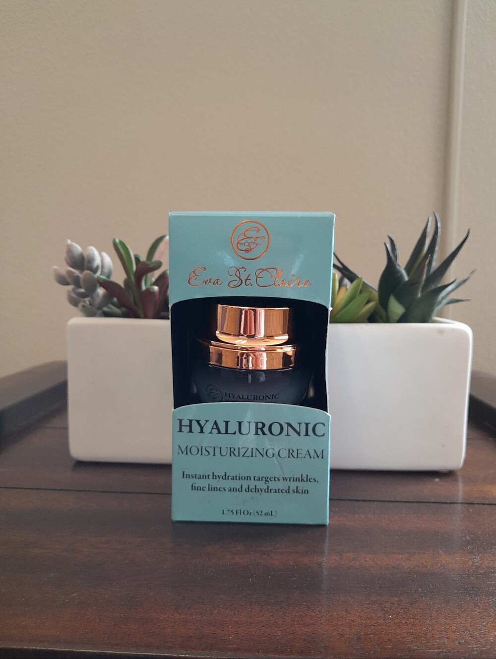 Eva St.Claire Hyaluronic Moisturizing Cream Instant Hydration NWT Size:1.75floz